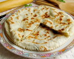 Лепешки с брынзой и зеленью