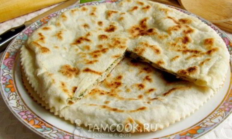 Рецепт лепешек с брынзой и зеленью