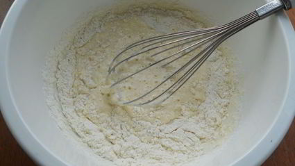 лепешки с куриным фаршем и брынзой