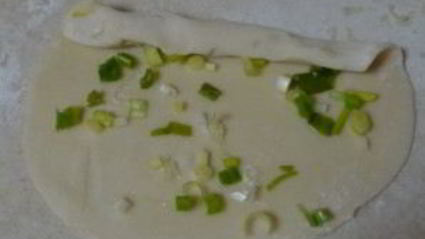 лепешки с зеленым луком