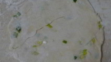 лепешки с зеленым луком