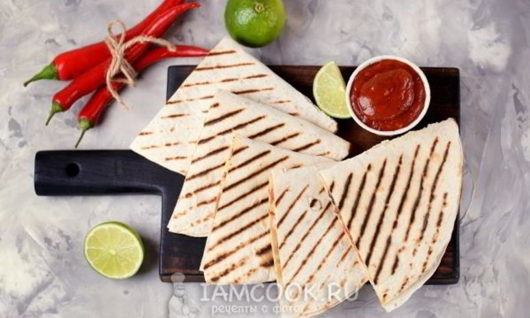 Рецепт мексиканской лепешки с начинкой