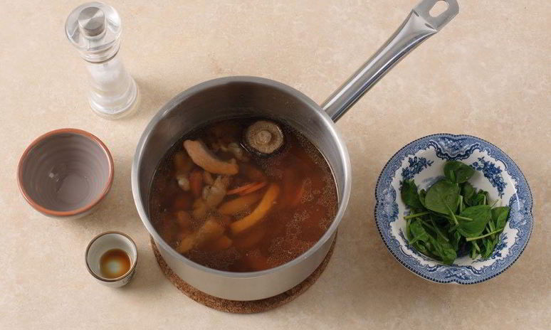 Рецепт одзони с лепешками мочи