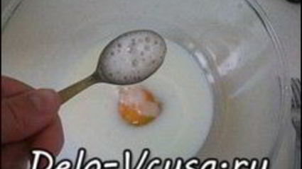 пресная лепешка на кислом молоке