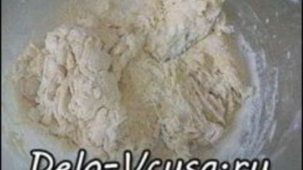 пресная лепешка на кислом молоке