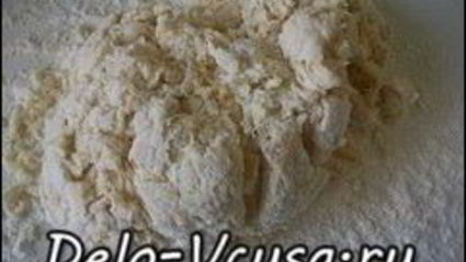 пресная лепешка на кислом молоке