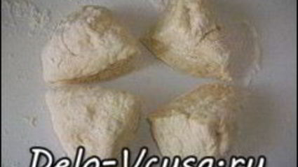 пресная лепешка на кислом молоке