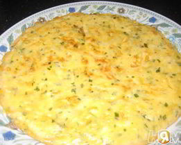 Простая сырная лепешка