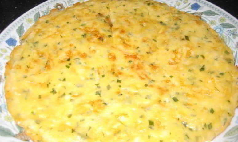 Рецепт простой сырной лепешки