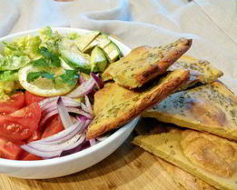 Сокка лепешка из нутовой муки