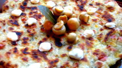 сырно-тыквенные лепешки с колбасой и зеленью