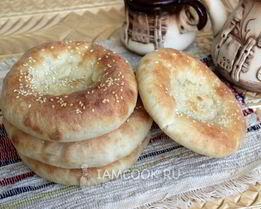 Узбекские лепешки в духовке