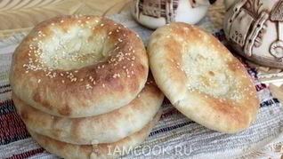Узбекские лепешки в духовке