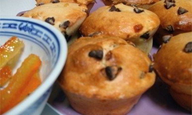 Рецепт апельсиновых маффинов с шоколадной крошкой