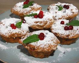 Ароматные новогодние маффины