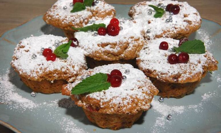 Рецепт ароматных новогодних маффинов