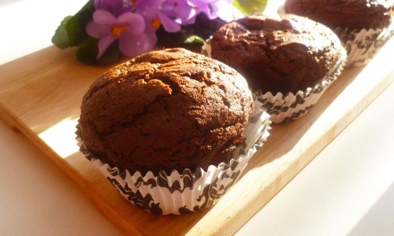 Рецепт брауни-маффинов с орехами