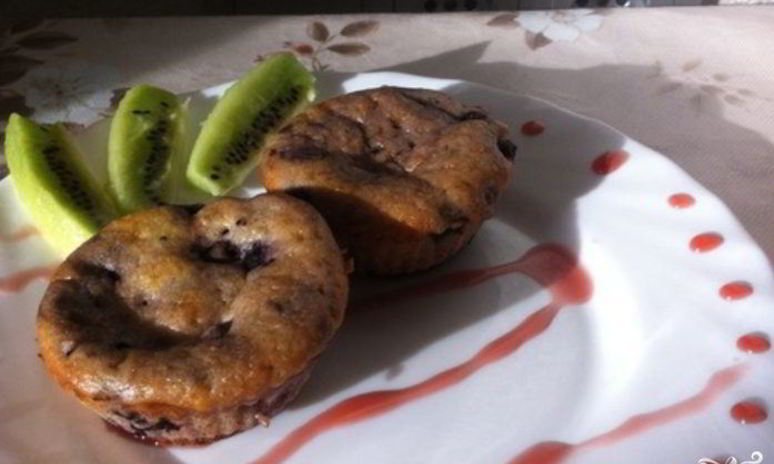 Рецепт черничных маффинов