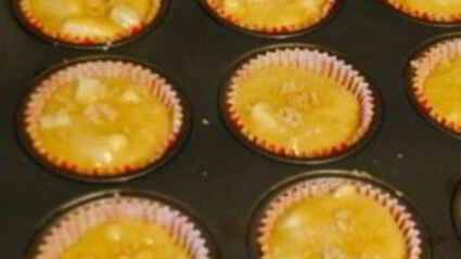 имбирные маффины с яблоками