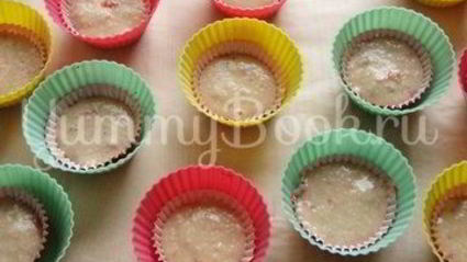 клубнично-кокосовые маффины