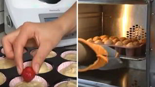 Клубничные маффины