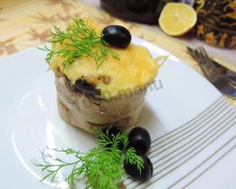 Куриные маффины с гречкой и грибами