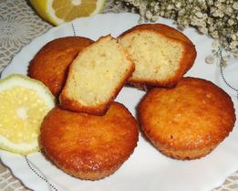Лимонные маффины с лимоном