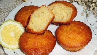 Лимонные маффины с лимоном