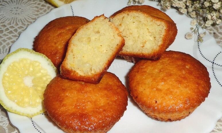 Рецепт лимонных маффинов с лимоном