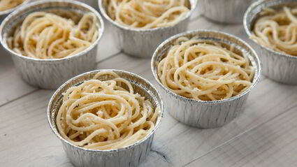 маффины из спагетти