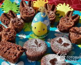 Маффины на джеме