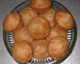 Маффины на кислом молоке с яблоками