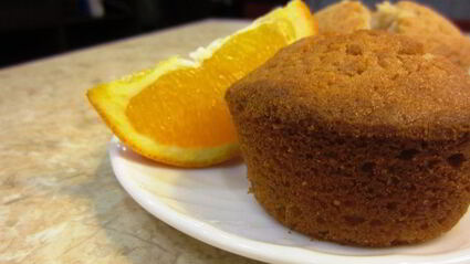 маффины с апельсинами