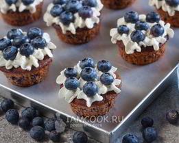 Маффины с черникой