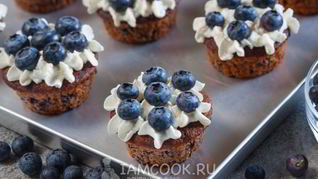 Маффины с черникой