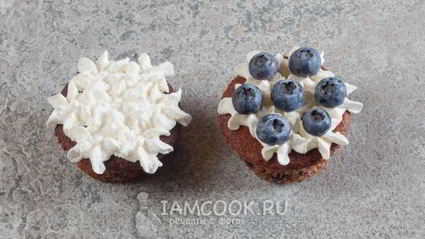 маффины с черникой