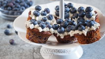 маффины с черникой