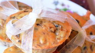 Маффины с грибами и сыром Чеддер