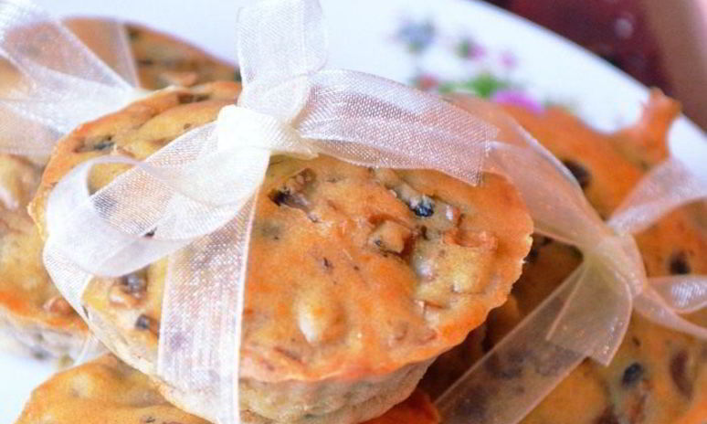 Рецепт маффинов с грибами и сыром чеддер