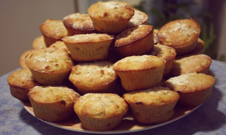 Рецепт маффинов с грушами и корицей
