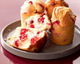 Маффины с клюквой