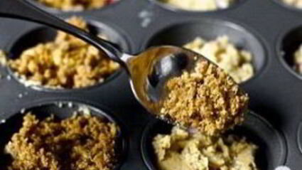 маффины с ревенем