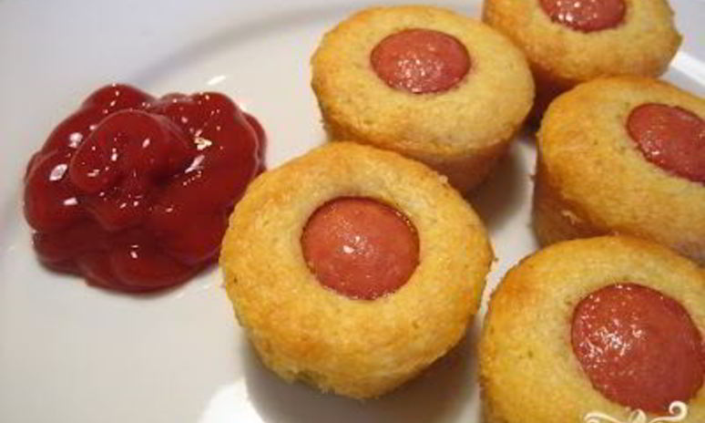 Рецепт маффинов с сосисками