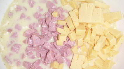 маффины с сыром и ветчиной