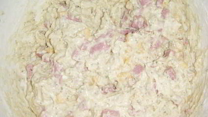 маффины с сыром и ветчиной