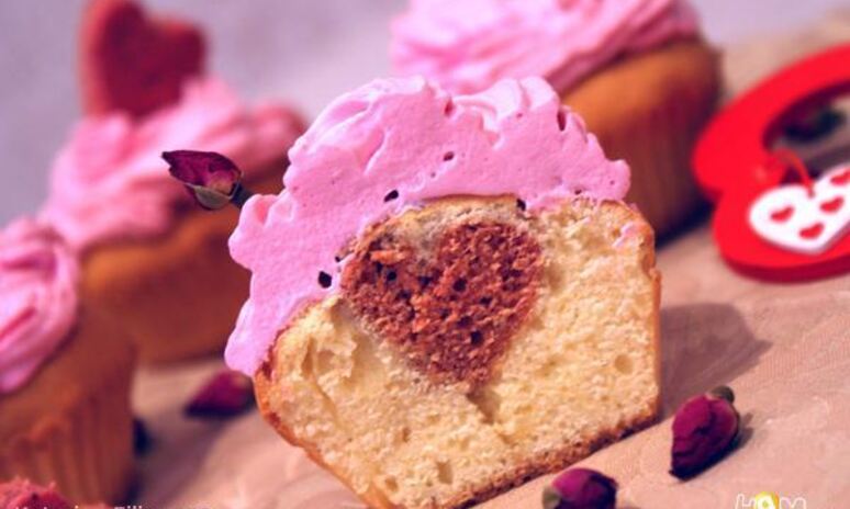 Рецепт маффинов валентинка