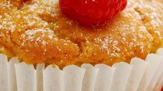 Малиново-яблочные маффины с медом