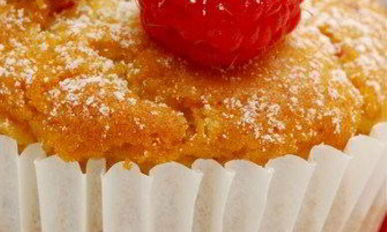 Рецепт малинова-яблочных маффины с медом