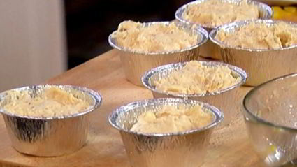 миндальные маффины с манго