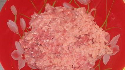 мясные маффины с овощной начинкой